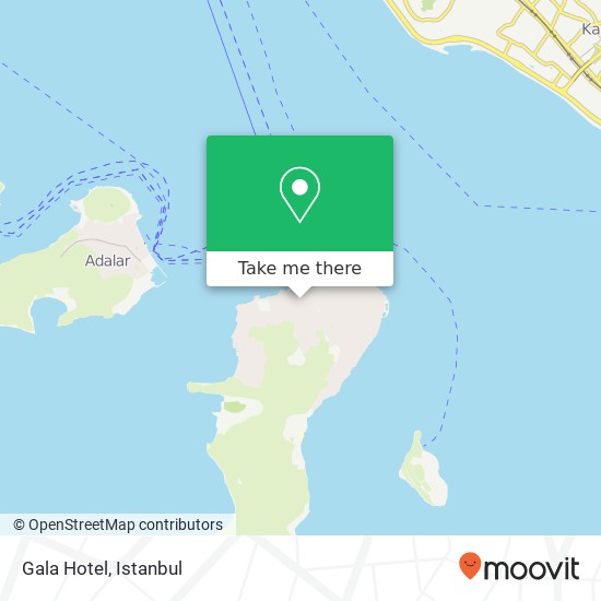 Gala Hotel map