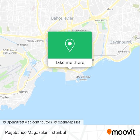 Paşabahçe Mağazaları map