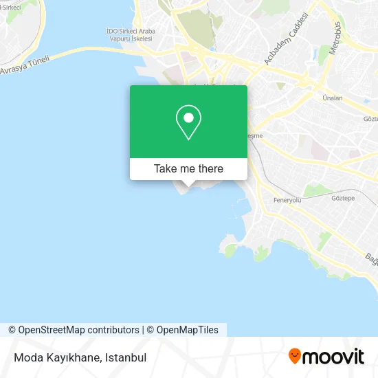 Moda Kayıkhane map
