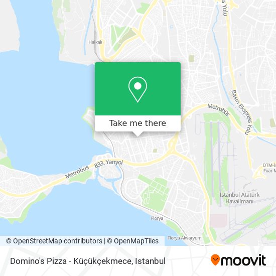 Domino's Pizza - Küçükçekmece map