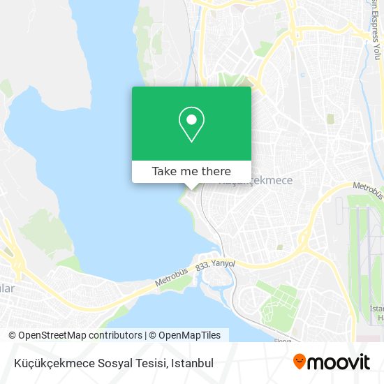 Küçükçekmece Sosyal Tesisi map