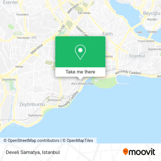 Develi Samatya map