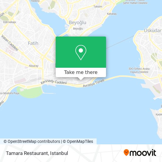 Tamara  Restaurant map