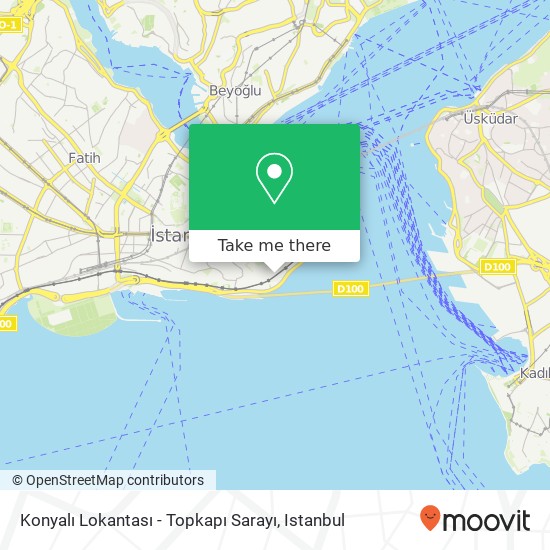 Konyalı Lokantası - Topkapı Sarayı map