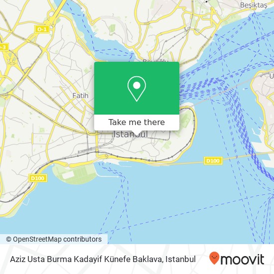 Aziz Usta Burma Kadayif Künefe Baklava map