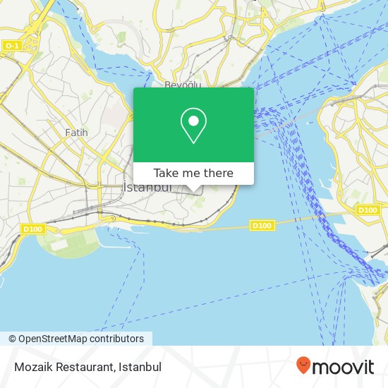 Mozaik Restaurant map