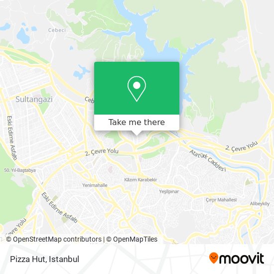 Pizza Hut map