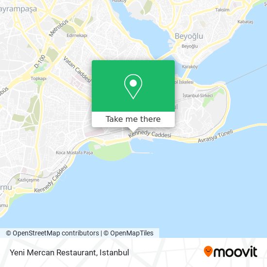 Yeni Mercan Restaurant map