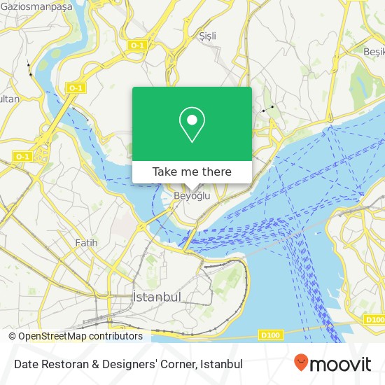 Date Restoran & Designers' Corner map