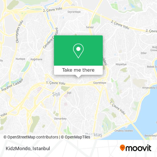 KidzMondo map