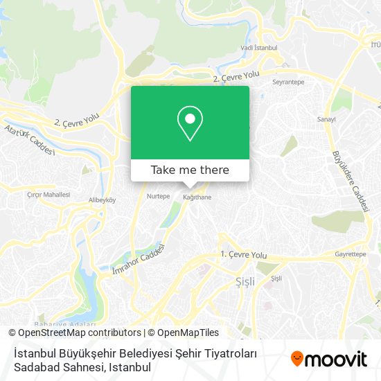 İstanbul Büyükşehir Belediyesi Şehir Tiyatroları Sadabad Sahnesi map
