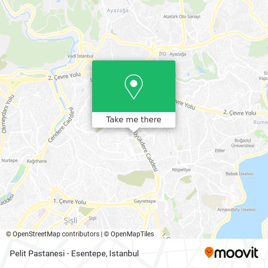 Pelit Pastanesi - Esentepe map