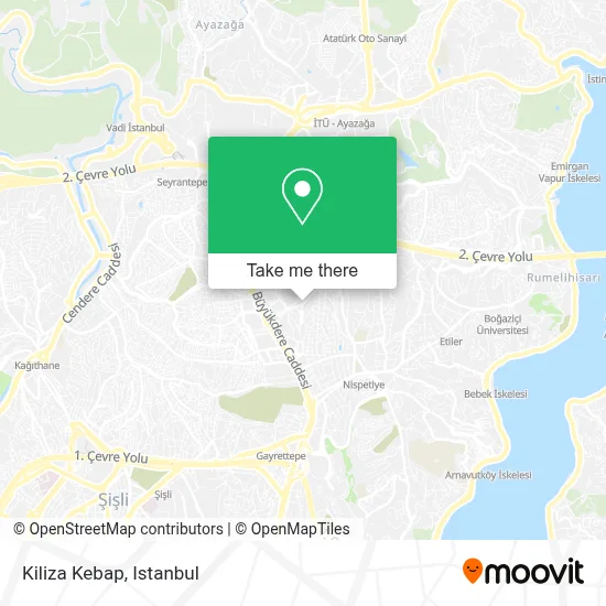 Kiliza Kebap map