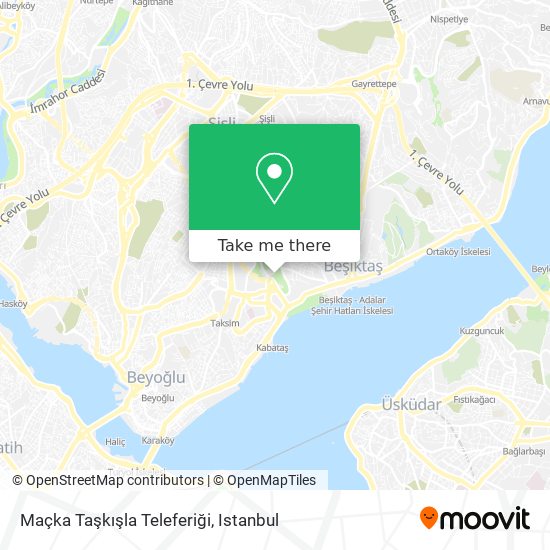 Maçka Taşkışla Teleferiği map