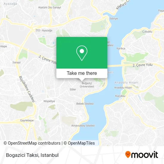 Bogazici Taksi map