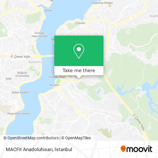 MACFit Anadoluhisarı map