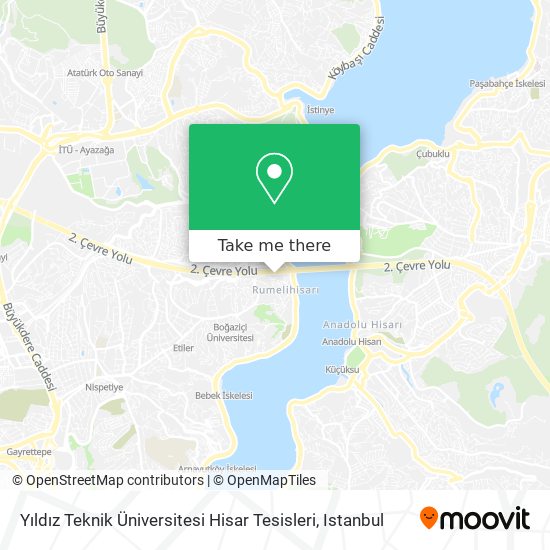 Yıldız Teknik Üniversitesi Hisar Tesisleri map