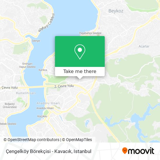 Çengelköy Börekçisi - Kavacık map