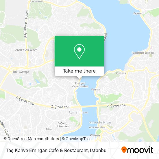 Taş Kahve Emirgan Cafe & Restaurant map