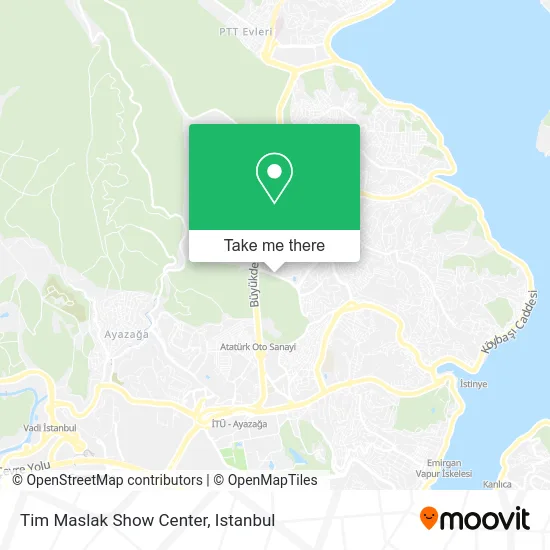 Tim Maslak Show Center map