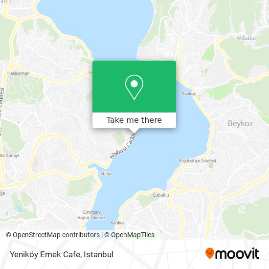 Yeniköy Emek Cafe map