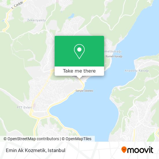 Emin Ak Kozmetik map