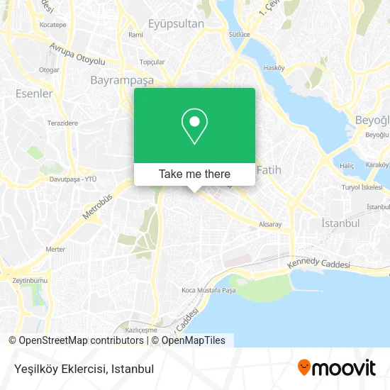 Yeşilköy Eklercisi map