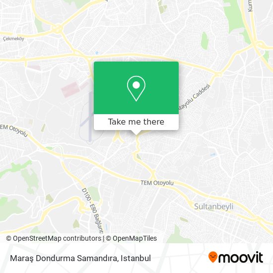 Maraş Dondurma Samandıra map