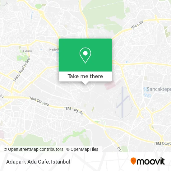 Adapark Ada Cafe map