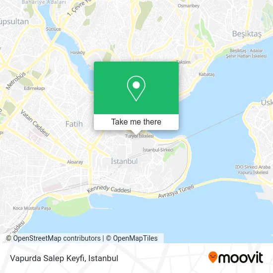 Vapurda Salep Keyfi map