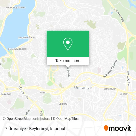 7 Ümraniye - Beylerbeyi map
