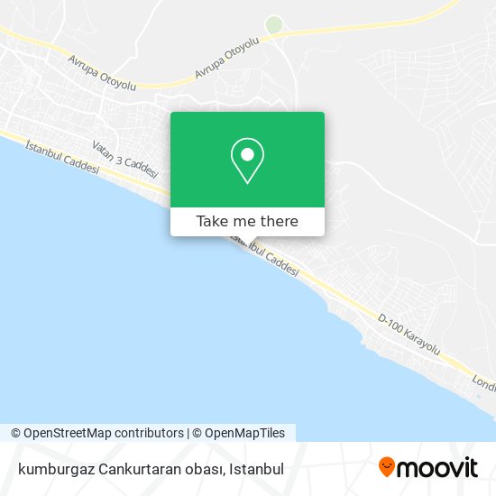 kumburgaz Cankurtaran obası map