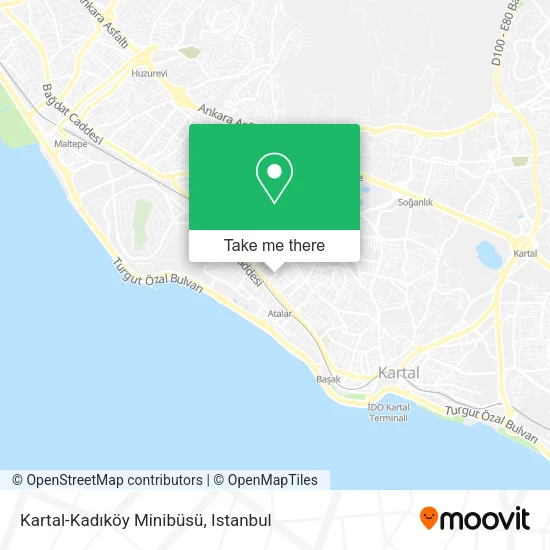Kartal-Kadıköy Minibüsü map