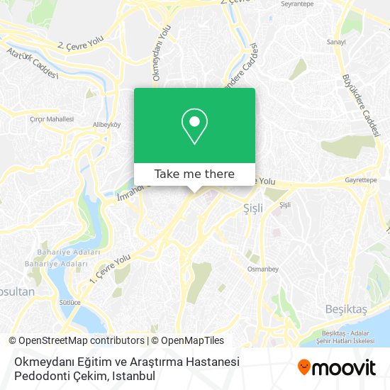 Okmeydanı Eğitim ve Araştırma Hastanesi Pedodonti Çekim map