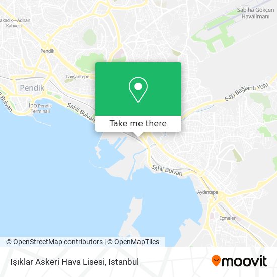 Işıklar Askeri Hava Lisesi map