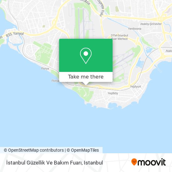 İstanbul Güzellik Ve Bakım Fuarı map