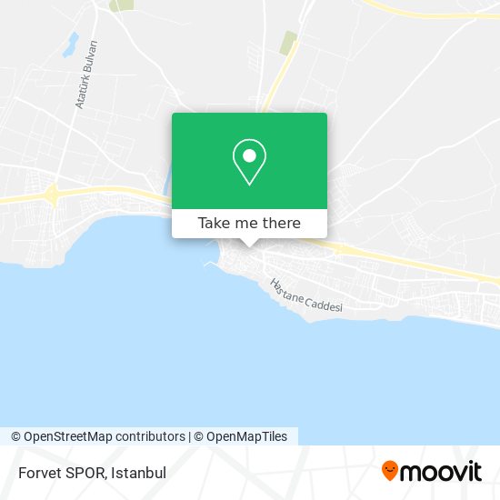 Forvet SPOR map