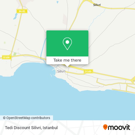 Tedi Discount Silivri map