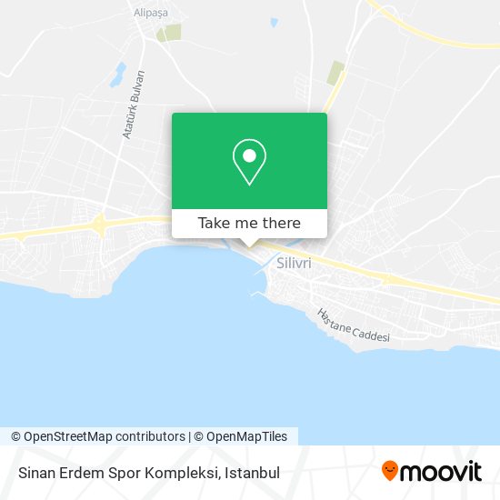 Sinan Erdem Spor Kompleksi map