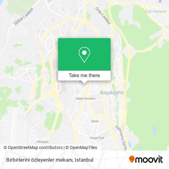 Birbirlerini özleyenler mekanı map