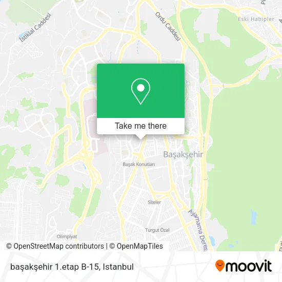 başakşehir 1.etap B-15 map