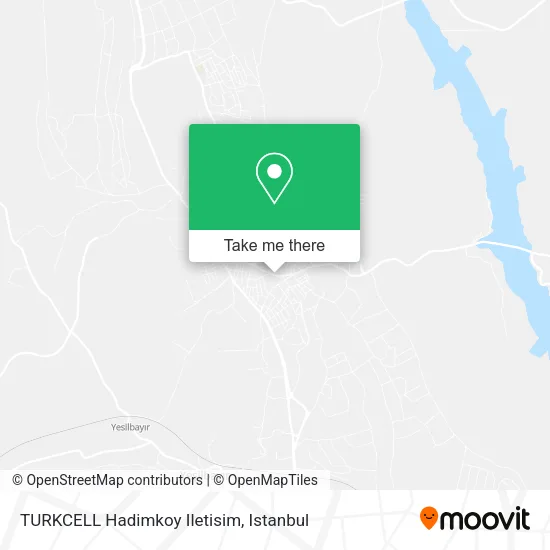 TURKCELL Hadimkoy Iletisim map