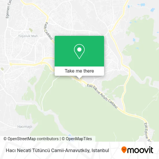 Hacı Necati Tütüncü Camii-Arnavutköy map