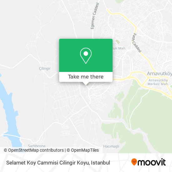 Selamet Koy Cammisi Cilingir Koyu map