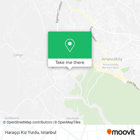 Haraççı Kız Yurdu map