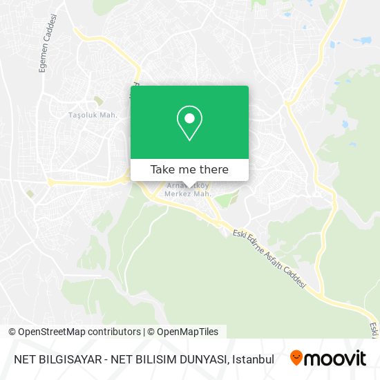 NET BILGISAYAR - NET BILISIM DUNYASI map