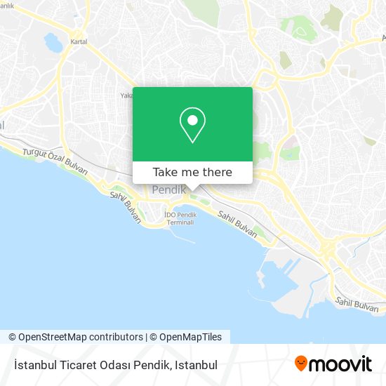 İstanbul Ticaret Odası Pendik map