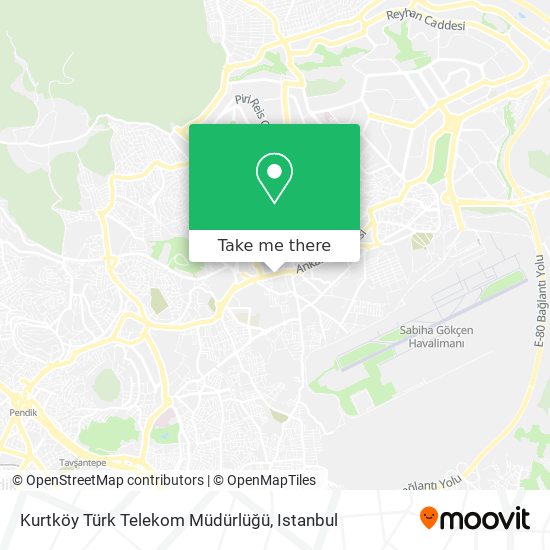 Kurtköy Türk Telekom Müdürlüğü map