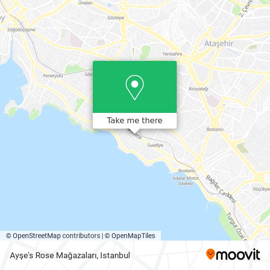Ayşe's Rose Mağazaları map