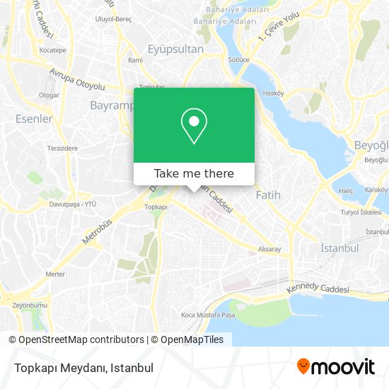 Topkapı Meydanı map